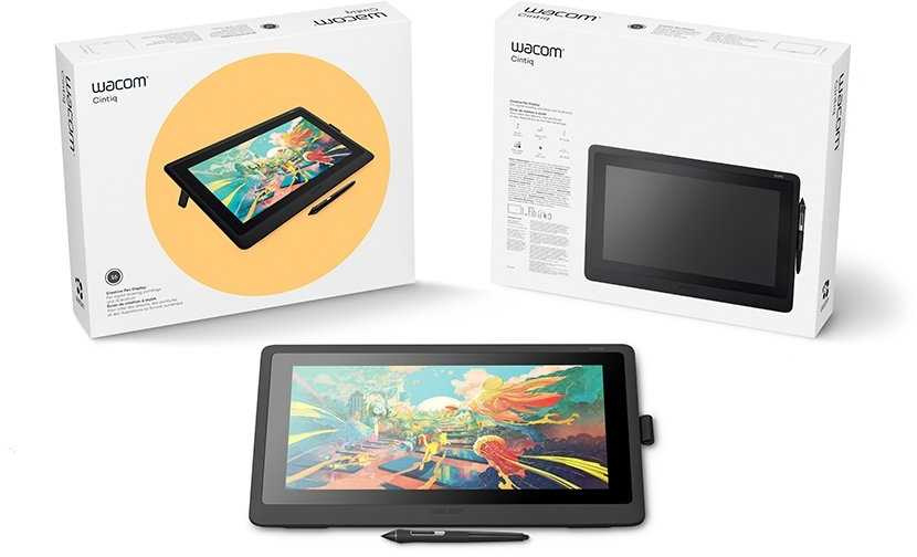 Графический планшет-монитор Wacom Cintiq DTK1660K0B LED USB черный