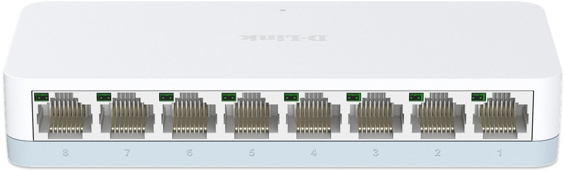 Коммутатор D-Link DES-1008C/C1A (L2) 8x100Мбит/с неуправляемый