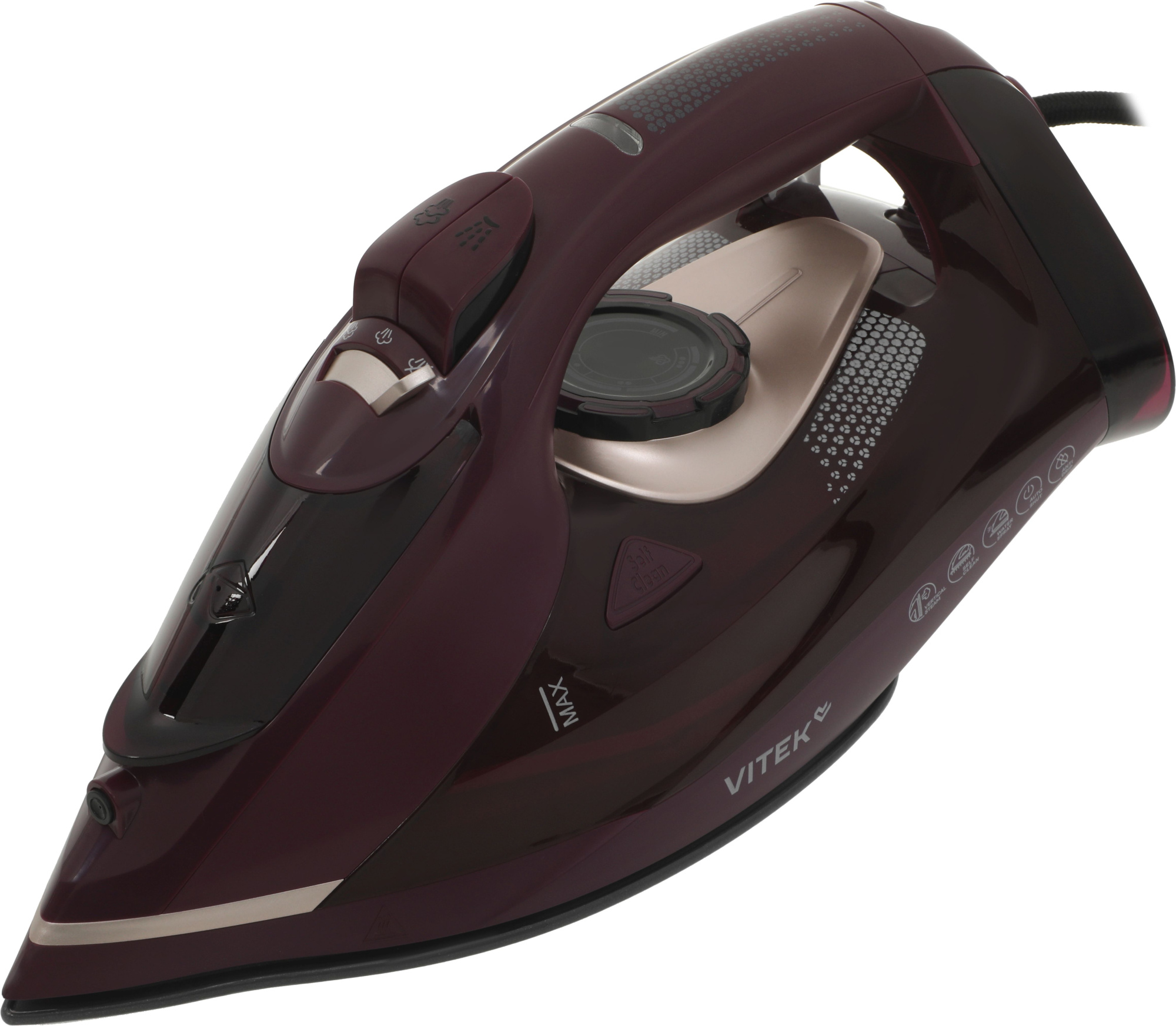 Утюг Vitek VT-IRN1204 2400Вт бордовый