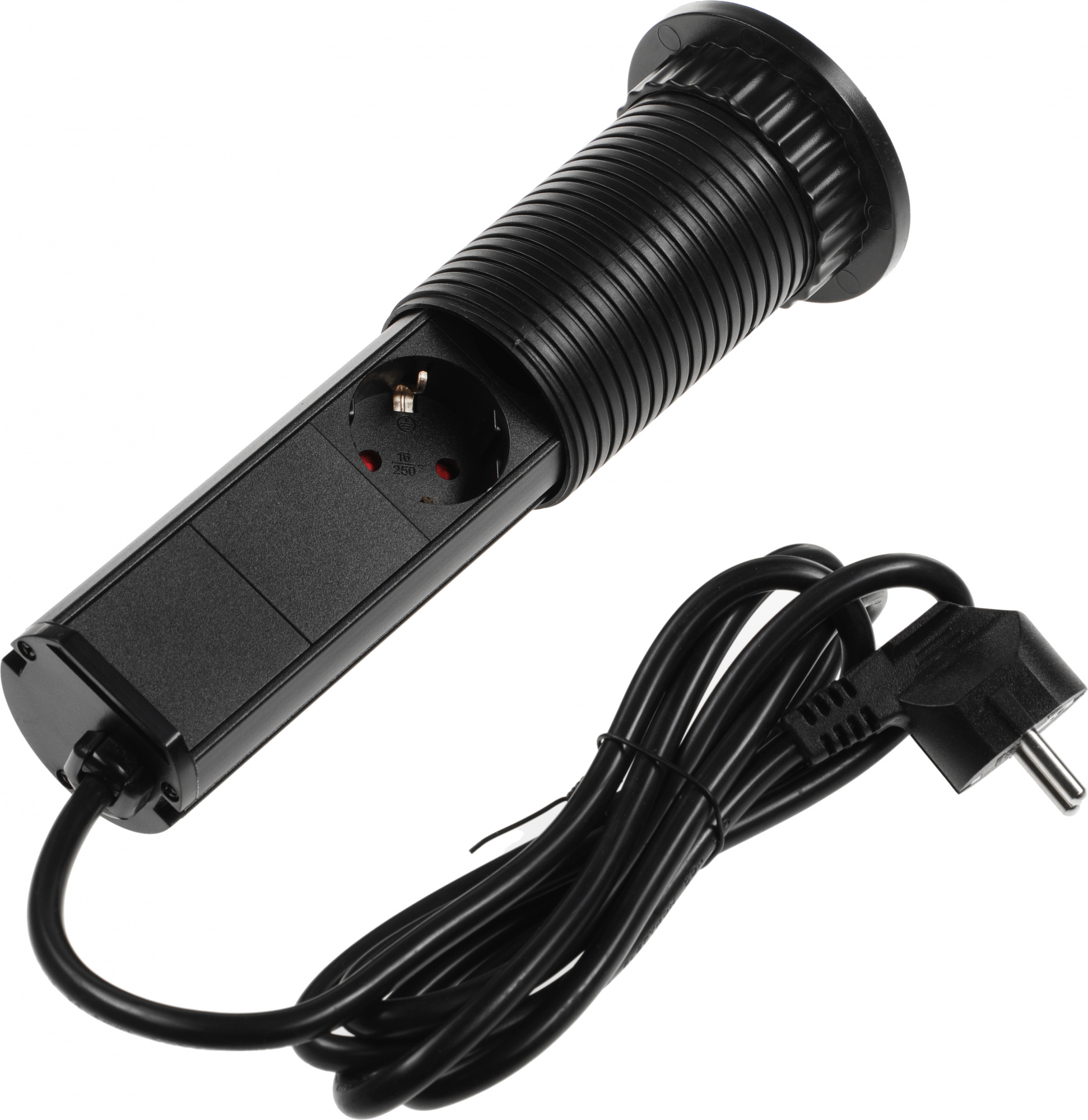 Сетевой разветвитель Premier 3R 1.8м (3 розетки) черный (коробка)