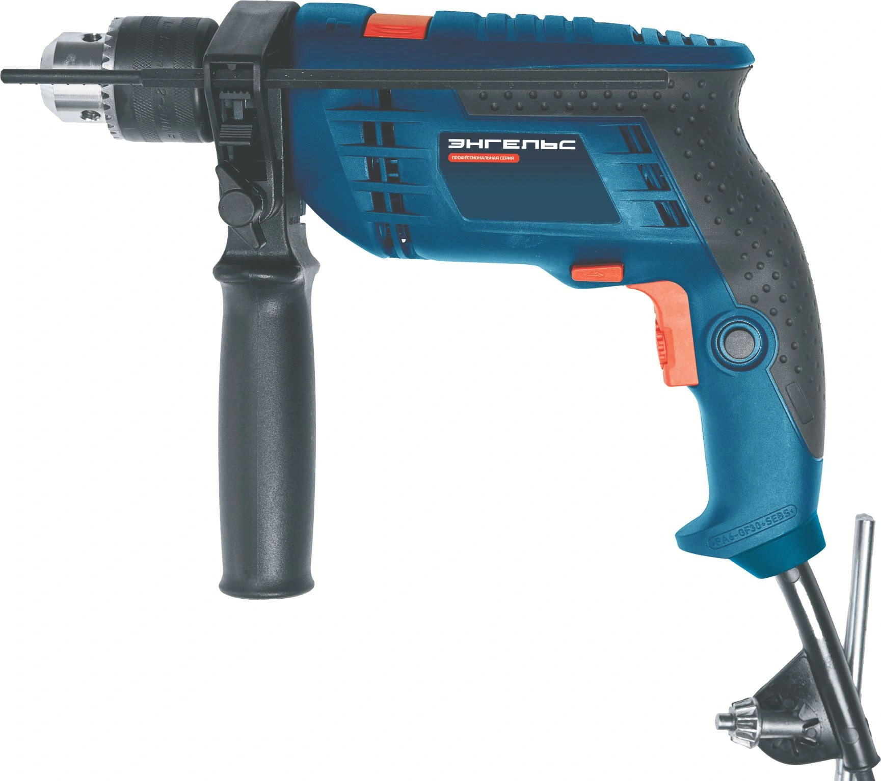 Дрель ударная Энгельс ДУ 600-13 ЗВП 600Вт ключевой реверс (0.701.010.007)