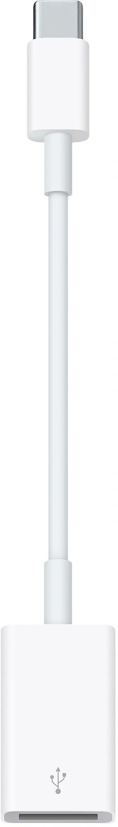 Переходник Apple A1632 MJ1M2FE/A USB (f)-USB Type-C (m) 0.11м белый