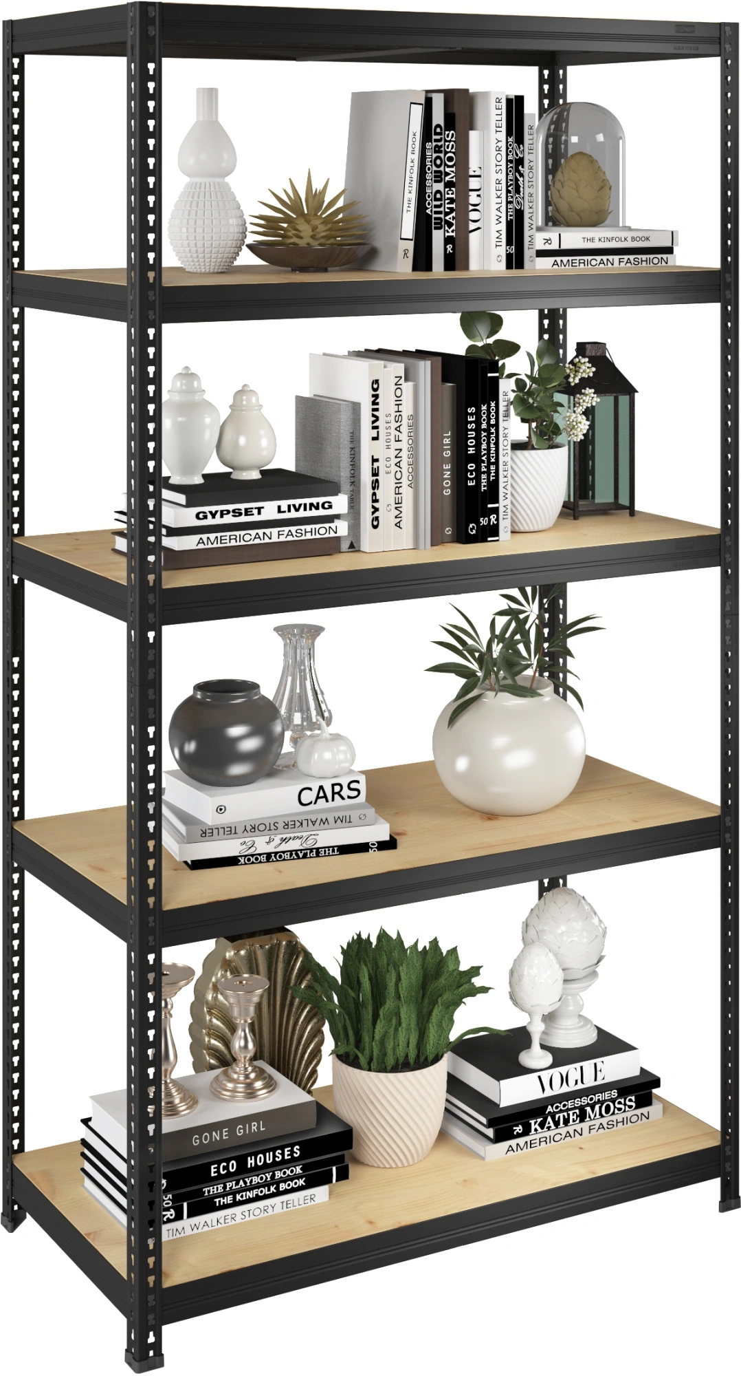 Стеллаж Практик SBL 200KD/90x45/5 пол.:5 разборная 2000x900x450мм серый (S24499393409)