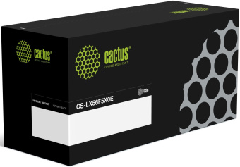 Картридж лазерный Cactus CS-LX56F5X0E 56F5X00/56F5X0E черный (20000стр.) для Lexmark MS321/421/521/621 - купить недорого с доставкой в интернет-магазине