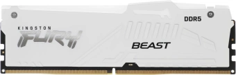 Память DDR5 2x16GB 6000MHz Kingston KF560C36BWE2AK2-32 Fury Beast White Expo RGB RTL PC5-48000 CL36 DIMM 288-pin 1.35В kit single rank с радиатором Ret - купить недорого с доставкой в интернет-магазине