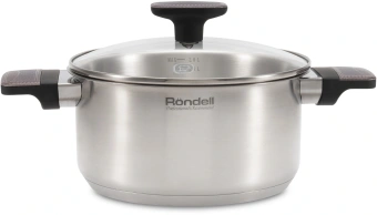 Кастрюля Rondell Chambray RDS-1955 2.8л. d=20см (с крышкой) стальной - купить недорого с доставкой в интернет-магазине