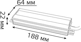 Блок питания Gauss для лен.светод. (202023100) - купить недорого с доставкой в интернет-магазине