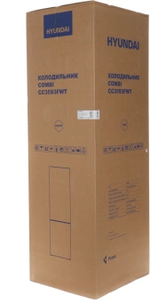 Холодильник Hyundai CC3593FWT 2-хкамерн. белый - купить недорого с доставкой в интернет-магазине
