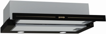 Вытяжка встраиваемая Gorenje BHP62CLB антрацит управление: кнопочное (1 мотор) - купить недорого с доставкой в интернет-магазине