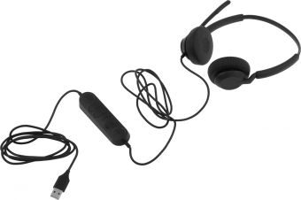 Наушники с микрофоном Jabra Engage 40 черный накладные USB оголовье (4099-413-279) - купить недорого с доставкой в интернет-магазине