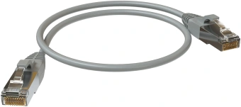 Патч-корд Sysmatrix PC 4545.5ES26.05LSZHGY F/UTP RJ-45 вил.-вилка RJ-45 кат.5E 0.5м серый LSZH - купить недорого с доставкой в интернет-магазине