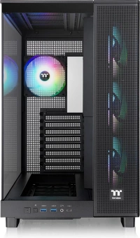 Корпус Thermaltake View 380 XL TG ARGB черный без БП E-ATX 2x120mm 2xUSB3.0 audio bott PSU - купить недорого с доставкой в интернет-магазине