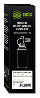 Тонер Cactus CS-RK-W1103A черный флакон 80гр. (в компл.:чип) для принтера HP Neverstop Laser 1000/1200 - купить недорого с доставкой в интернет-магазине