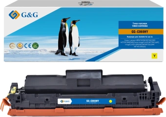 Картридж лазерный G&G GG-C069HY 069H Yellow желтый (5500стр.) для Canon I_sensys LBP673CDW/MF754CDW/MF752CDW(EUR)/imageCLASS MF756Cx(AP)/LBP674CDW/MF753CDW/MF751CDW(US) - купить недорого с доставкой в интернет-магазине