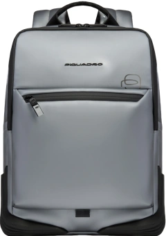 Рюкзак мужской Piquadro Corner 2.0 CA6465C2OW/MGR серебристый/черный полиуретан - купить недорого с доставкой в интернет-магазине