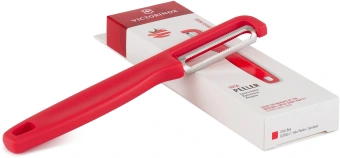 Овощечистка Victorinox Iotaс лезвием двухсторон. красный упак.:европодвес (6.0943.1) - купить недорого с доставкой в интернет-магазине