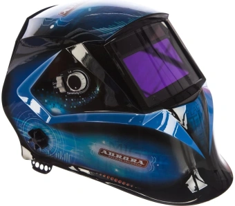 Маска сварщика Aurora SUN7 TIG MASTER 2-levels филь.:хамел. кл.:1/2/1/1 см.экр.99x55мм синий/черный (16876) - купить недорого с доставкой в интернет-магазине
