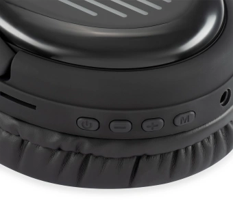 Гарнитура накладные Digma BT-16 черный беспроводные bluetooth оголовье (BT-16B) - купить недорого с доставкой в интернет-магазине