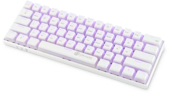 Клавиатура Оклик K763W механическая белый USB беспроводная BT/Radio Multimedia for gamer LED (1920562) - купить недорого с доставкой в интернет-магазине