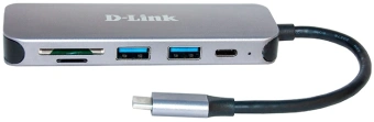 Разветвитель USB 2.0 D-Link DUB-2325 2порт. черный (DUB-2325/A2A) - купить недорого с доставкой в интернет-магазине