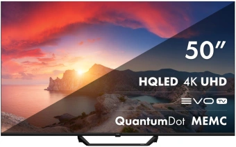 Телевизор QLED Haier 50" Smart TV S2 Pro Frameless черный 4K Ultra HD 60Hz DVB-T DVB-T2 DVB-C DVB-S DVB-S2 USB WiFi Smart TV (RUS) - купить недорого с доставкой в интернет-магазине