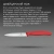 Нож кухонный Victorinox Swiss Classic 6.7731.C1 стальной универсальный для овощей лезв.100мм серрейт. заточка красный - купить недорого с доставкой в интернет-магазине
