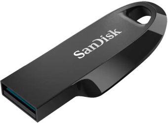 Флеш Диск Sandisk 128GB Ultra Curve SDCZ550-128G-G46 USB3.2 черный - купить недорого с доставкой в интернет-магазине