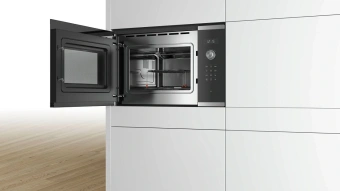 Микроволновая печь Bosch BEL554MS0 25л. 900Вт черный/нержавеющая сталь (встраиваемая) - купить недорого с доставкой в интернет-магазине