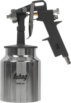 Краскораспылитель Fubag Базовый S750/1.5 HP 178л/мин соп.:1.5мм бак:0.8л серый/серебристый - купить недорого с доставкой в интернет-магазине