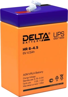 Батарея для ИБП Delta HR 6-4.5 6В 4.5Ач - купить недорого с доставкой в интернет-магазине