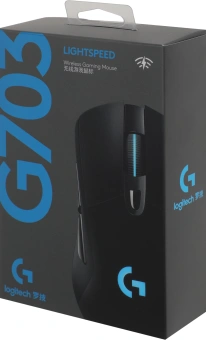Мышь Logitech G703 LightSpeed черный оптическая 25600dpi беспров. USB 6but (910-005644) - купить недорого с доставкой в интернет-магазине