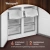 Холодильник Weissgauff WCD 450 Rock Glass NoFrost Inverter 3-хкамерн. графит темный инвертер - купить недорого с доставкой в интернет-магазине