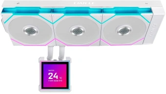 Система водяного охлаждения Lian-Li HydroShift II LCD-S 360TL ARGB Soc-AM5/AM4/1700/1851 белый 4-pin 33dB Al+Cu LCD Ret (G89.GHS2LCDS36TW.R0) - купить недорого с доставкой в интернет-магазине
