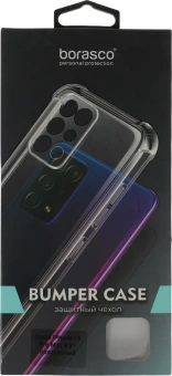 Чехол (клип-кейс) BoraSCO для Apple iPhone 16 Pro Max Bumper Case прозрачный (73524) - купить недорого с доставкой в интернет-магазине