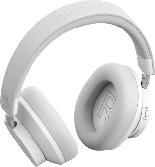 Наушники накладные A4Tech Bloody MH390 белый беспроводные bluetooth оголовье (MH390 WHITE) - купить недорого с доставкой в интернет-магазине