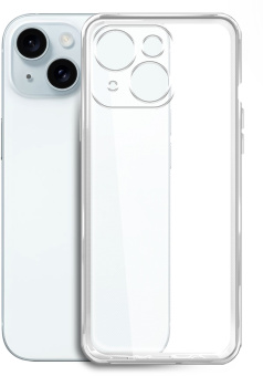 Чехол (клип-кейс) BoraSCO для Apple iPhone 15 Plus прозрачный (72410) - купить недорого с доставкой в интернет-магазине