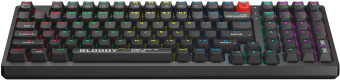 Клавиатура A4Tech S98 механическая черный USB for gamer LED (S98 BLACK) кабель 1.8м - купить недорого с доставкой в интернет-магазине