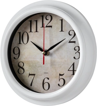 Часы настенные аналоговые Бюрократ WALLC-R80P D21см белый (WALLC-R80P21/WHITE) - купить недорого с доставкой в интернет-магазине