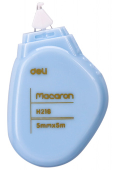 Лента коррект. Deli Macaron EH21606 5мх5мм ассорти корпус белый туба - купить недорого с доставкой в интернет-магазине