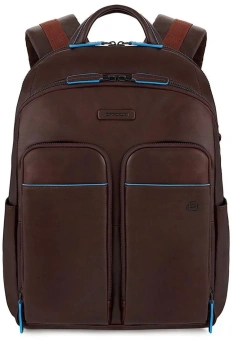 Рюкзак Piquadro Blue Square Revamp CA5574B2V/MO коричневый кожа - купить недорого с доставкой в интернет-магазине