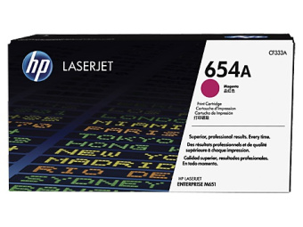 Картридж лазерный HP 654A CF333A пурпурный (15000стр.) для HP CLJ Ent M651n/M651dn/M651xh/M680dn/M680f - купить недорого с доставкой в интернет-магазине