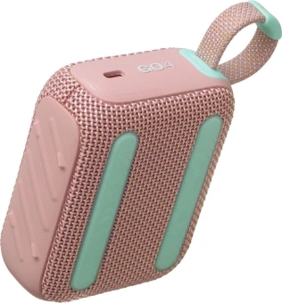 Колонка порт. JBL Go 4 розовый 4.2W 1.0 BT 850mAh (JBLGO4PINK) - купить недорого с доставкой в интернет-магазине