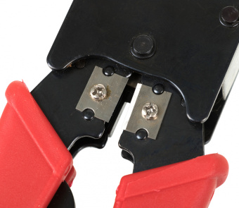 Инструмент обжимной ITK TM1-B11V для RJ-45/RJ-12/RJ-11 (упак:1шт) красный - купить недорого с доставкой в интернет-магазине