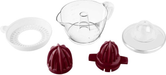 Соковыжималка цитрусовая Scarlett SC-JE50C06 25Вт рез.сок.:700мл. белый/коричневый - купить недорого с доставкой в интернет-магазине