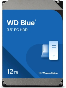 Жесткий диск WD SATA-III 12TB WD120EAGZ Desktop Blue (7200rpm) 512Mb 3.5" - купить недорого с доставкой в интернет-магазине