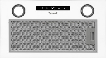Вытяжка встраиваемая Weissgauff BOX 1200 WH белый управление: сенсорное (1 мотор) - купить недорого с доставкой в интернет-магазине
