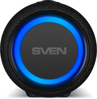 Колонка порт. Sven PS-340 черный 24W 2.0 BT/3.5Jack/USB 10м 3600mAh (SV-021283) - купить недорого с доставкой в интернет-магазине