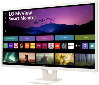 Монитор LG 31.5" MyView 32SR50F-W белый IPS LED 16:9 HDMI M/M матовая 250cd 178гр/178гр 1920x1080 60Hz FHD USB 6.6кг - купить недорого с доставкой в интернет-магазине