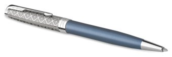 Ручка шариков. Parker Sonnet Premium K537 (CW2119649) Metal Blue CT M черн. черн. подар.кор. - купить недорого с доставкой в интернет-магазине