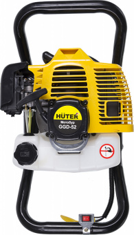 Мотобур Huter GGD-52 2-х такт. 1400Вт 1.9л.с. 52см3 8700об/мин (70/13/1) - купить недорого с доставкой в интернет-магазине